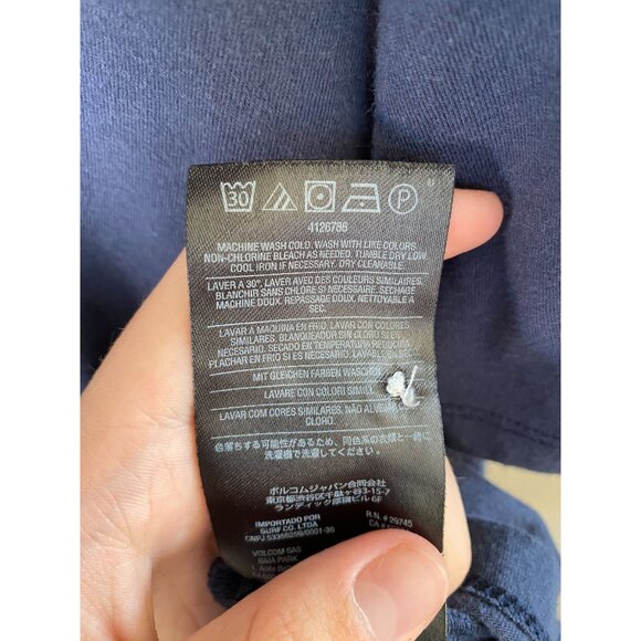 Volcom Mens Blue Polo Shirt L Cotton/Polyester Blend Short Sleeve‎ Casual Wear - Picture 6 of 7